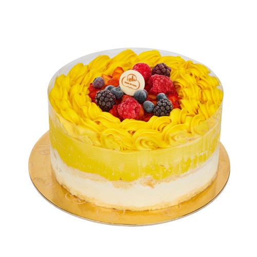 Mango Vanilla Ice Cream Cake